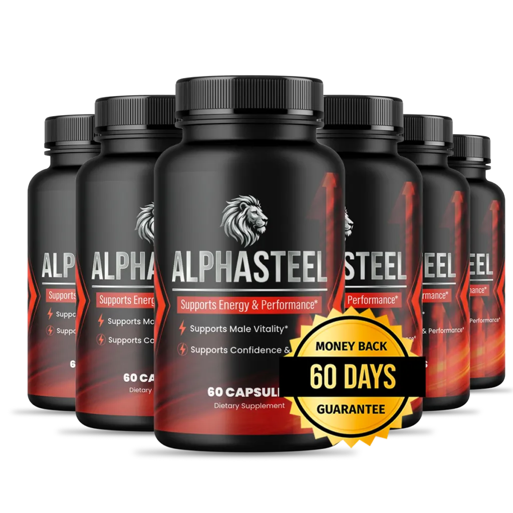 Alpha Steel supplement product shot